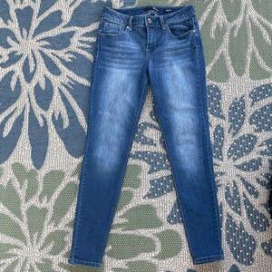 1822 Denim Adrianna Navy Blue Skinny Jeans